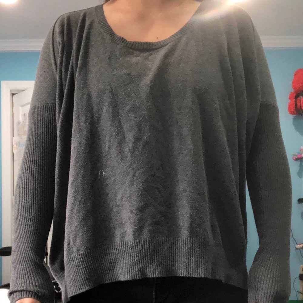 BCBG gray long sleeve